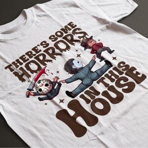 There’s Some Horrors In This House Funny Halloween Shirt